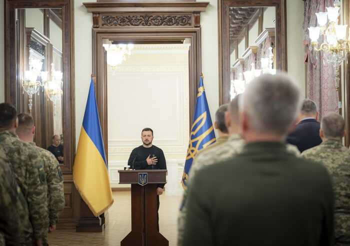 Президент Зеленський вручив нагороди бійцям інженерних військ