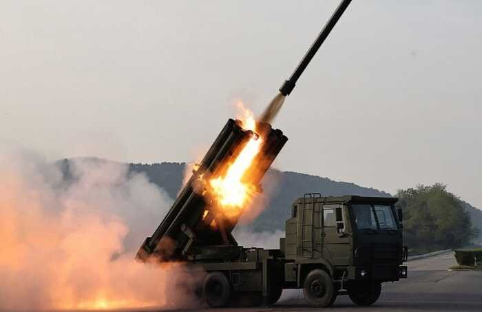 Росіяни вперше показали залпи північнокорейської РСЗВ M1991